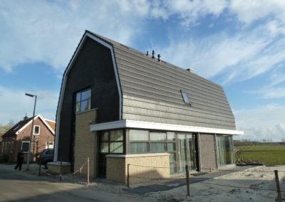 Twee vrijstaande woningen Zevenbergse Dijkje te Rotterdam